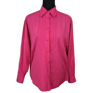 VINTAGE 80s Embroidered Blouse